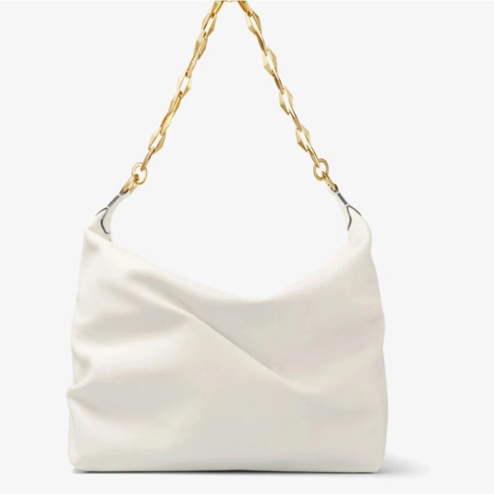 Like NEW Jimmy Choo MEDIUM soft hobo bag (cream)